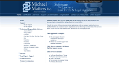 Desktop Screenshot of michaelmatters.com